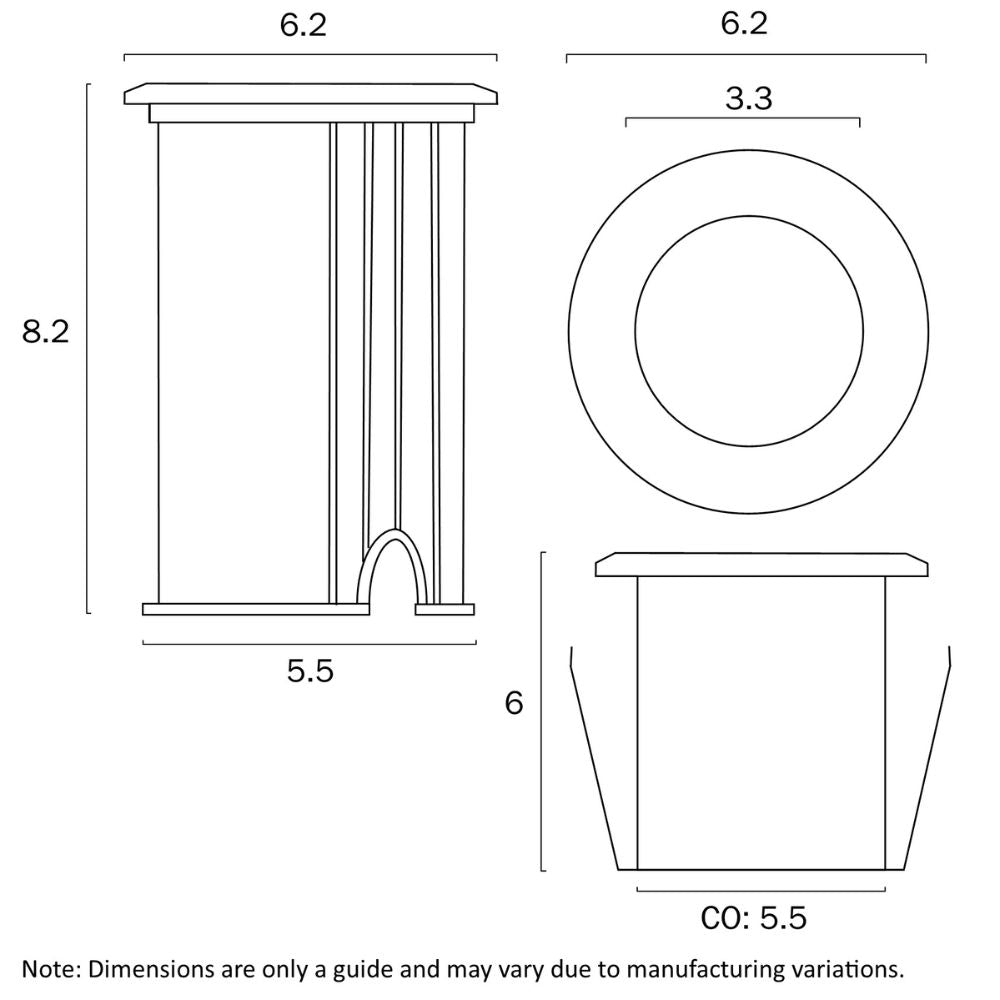 Telbix LUC - 5W Inground Lights-Telbix-Ozlighting.com.au