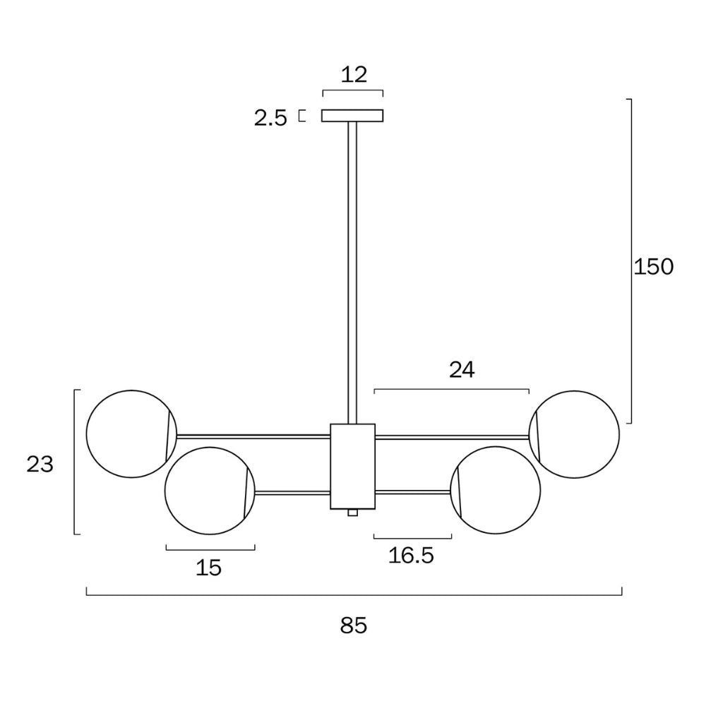 Telbix MARSTEN - 8 Light Pendant-Telbix-Ozlighting.com.au