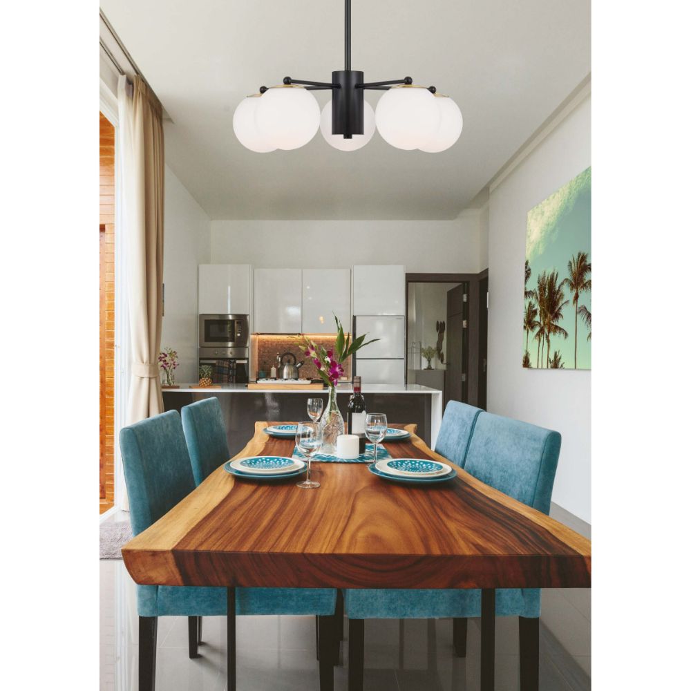 Telbix MARSTEN Pendant - 5 Light-Telbix-Ozlighting.com.au