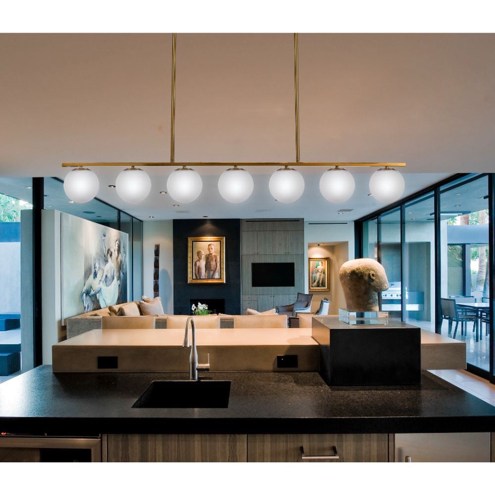 Telbix MARSTEN Pendant - 7 Light Bar-Telbix-Ozlighting.com.au
