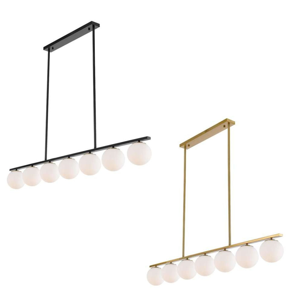 Telbix MARSTEN Pendant - 7 Light Bar-Telbix-Ozlighting.com.au