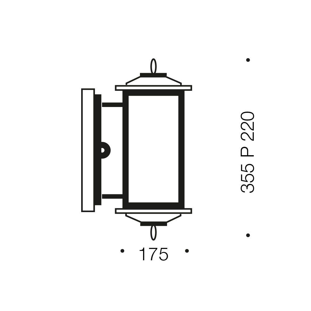 Telbix NEVIN - Modern Exterior Wall Coach Light IP44-Telbix-Ozlighting.com.au