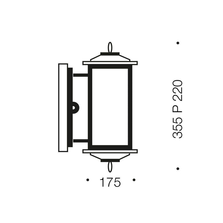 Telbix NEVIN - Modern Exterior Wall Coach Light IP44-Telbix-Ozlighting.com.au