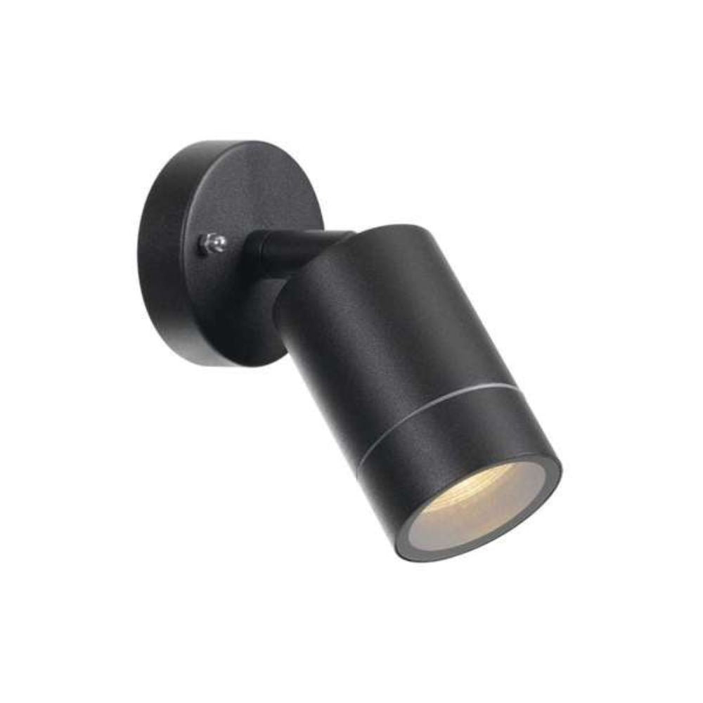 Telbix PEAK Adjustable Outdoor Wall Spotlight - GU10, IP54-Telbix-Ozlighting.com.au