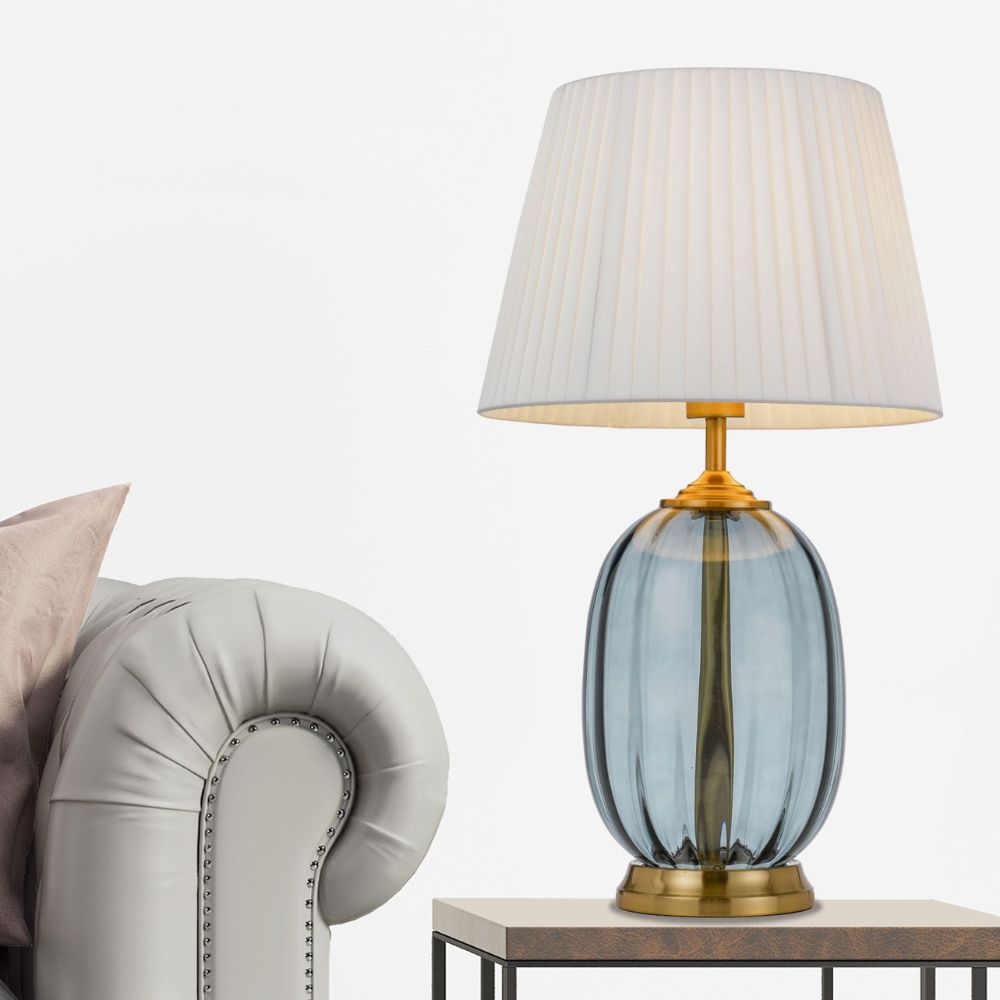 Telbix PERLA Table Lamp - 25W, Clear-Telbix-Ozlighting.com.au