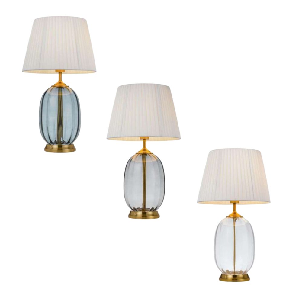 Telbix PERLA Table Lamp - 25W, Clear-Telbix-Ozlighting.com.au
