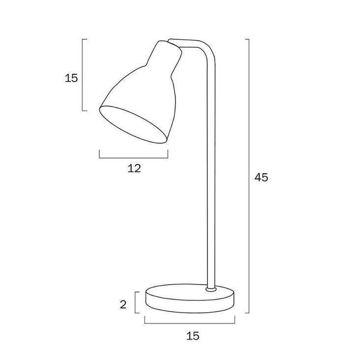 Telbix PIVOT - 25W Table Lamp-Telbix-Ozlighting.com.au