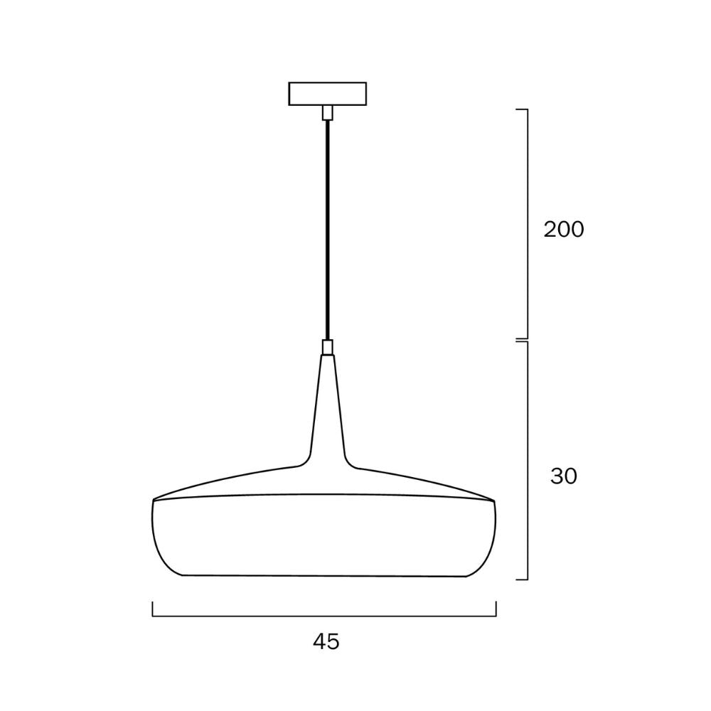 Telbix SABRA 43 Pendant - 1 Light-Telbix-Ozlighting.com.au