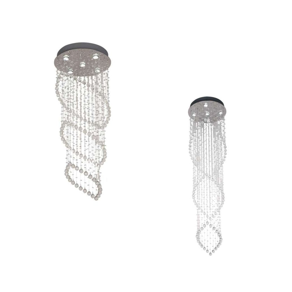 Telbix SAVINA Pendant - 5 Light Crystal-Telbix-Ozlighting.com.au