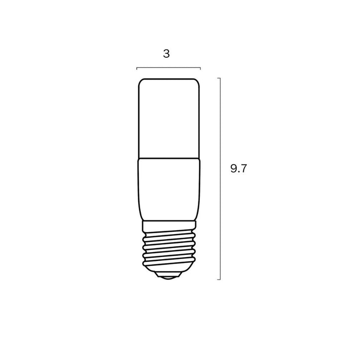 Telbix T30 - 5W LED Stick Opal Globe IP20 - E27-Telbix-Ozlighting.com.au