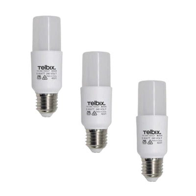 Telbix T30 - 5W LED Stick Opal Globe IP20 - E27-Telbix-Ozlighting.com.au