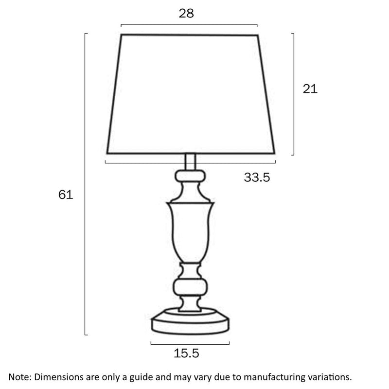 Telbix WILTON - 25W Table Lamp-Telbix-Ozlighting.com.au