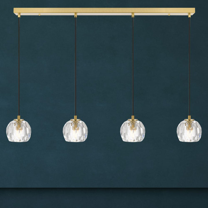 Telbix ZAHA - 12W Replaceable G9 LED 4 Light Bar Pendant - 3000K-Telbix-Ozlighting.com.au