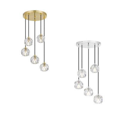 Telbix ZAHA - 15W Replaceable G9 LED 5 Light Cluster Pendant - 3000K-Telbix-Ozlighting.com.au