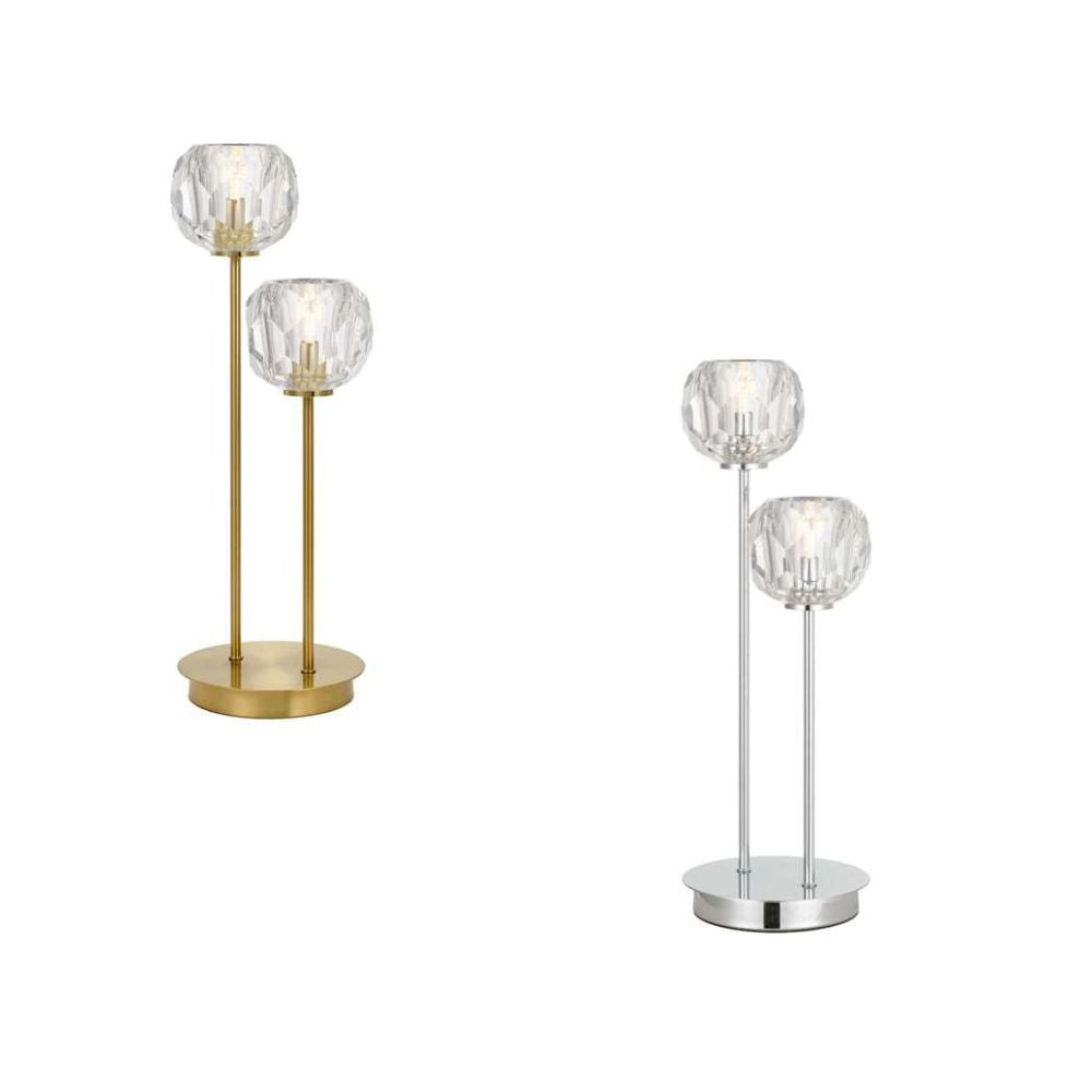 Telbix ZAHA 2 - 6W Replaceable G9 LED 2 Light Table Lamp - 3000K-Telbix-Ozlighting.com.au