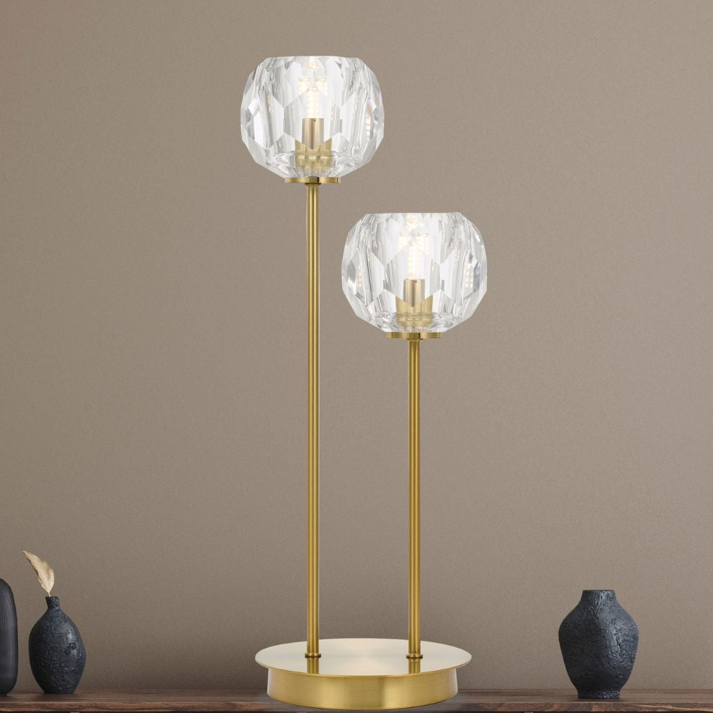 Telbix ZAHA 2 - 6W Replaceable G9 LED 2 Light Table Lamp - 3000K-Telbix-Ozlighting.com.au
