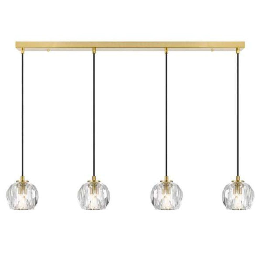 Telbix ZAHA LED Pendant - 12W, Replaceable G9 4 Light Bar, 3000K-Telbix-Ozlighting.com.au