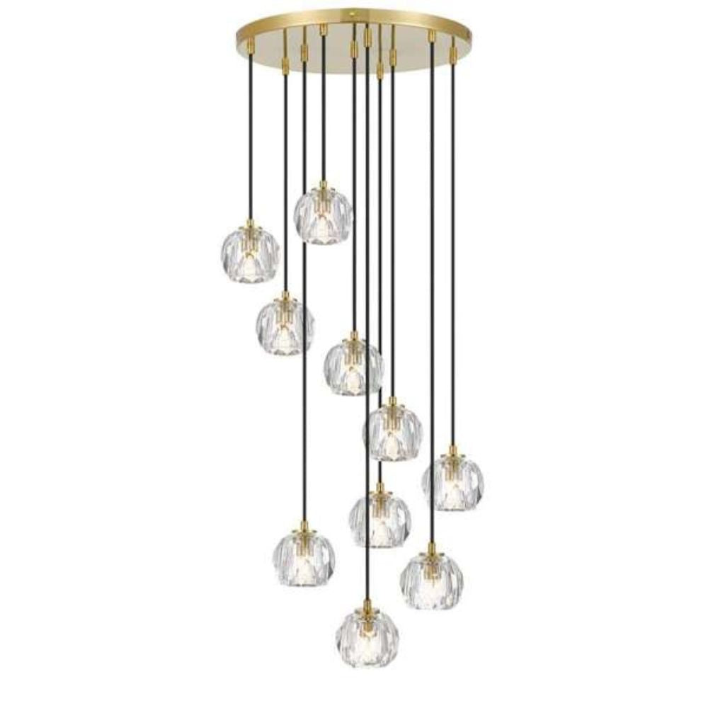 Telbix ZAHA LED Pendant - 30W, Replaceable G9 10 Light, 3000K-Telbix-Ozlighting.com.au
