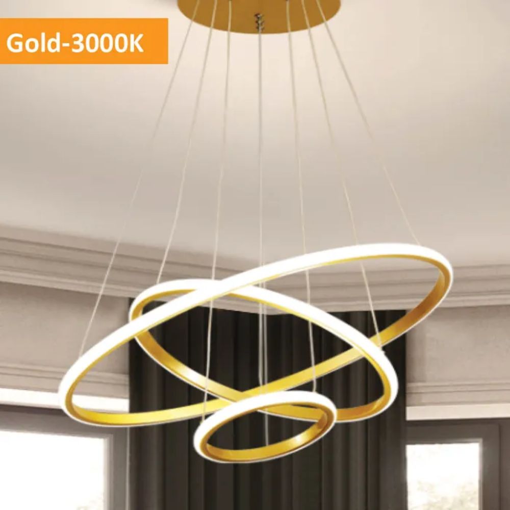 Vencha CROWN Pendant Light - 3/8 Ring, IP20-Vencha-Ozlighting.com.au