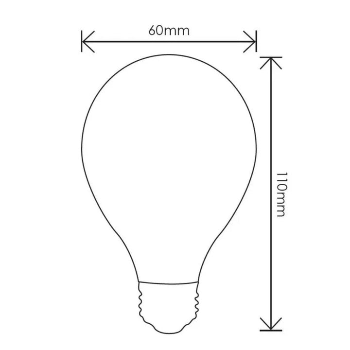 Vencha GLOBE-A60-12V - 12V DC Low Voltage 4W LED GLS A60 Shape Filament Clear Glass Globe E27 - DRIVER REQUIRED-Vencha-Ozlighting.com.au