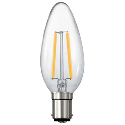 Vencha GLOBE-CANDLE - 4W LED Candle C35 Shape Filament Clear Globe-Vencha-Ozlighting.com.au