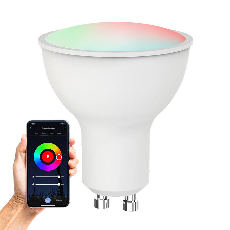 Vencha GLOBE-GU10 - 7W LED Smart Wi-Fi RGB+CCT Tuneable GU10 Shape Globe-Vencha-Ozlighting.com.au