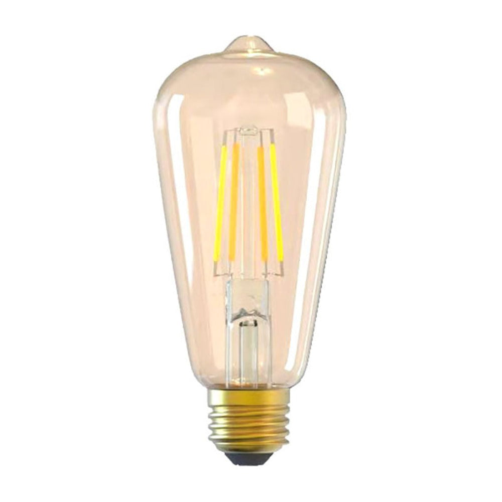 Vencha GLOBE-PEAR - 9W LED Smart Pear ST64 Shape Vintage Filament Amber Globe-Vencha-Ozlighting.com.au