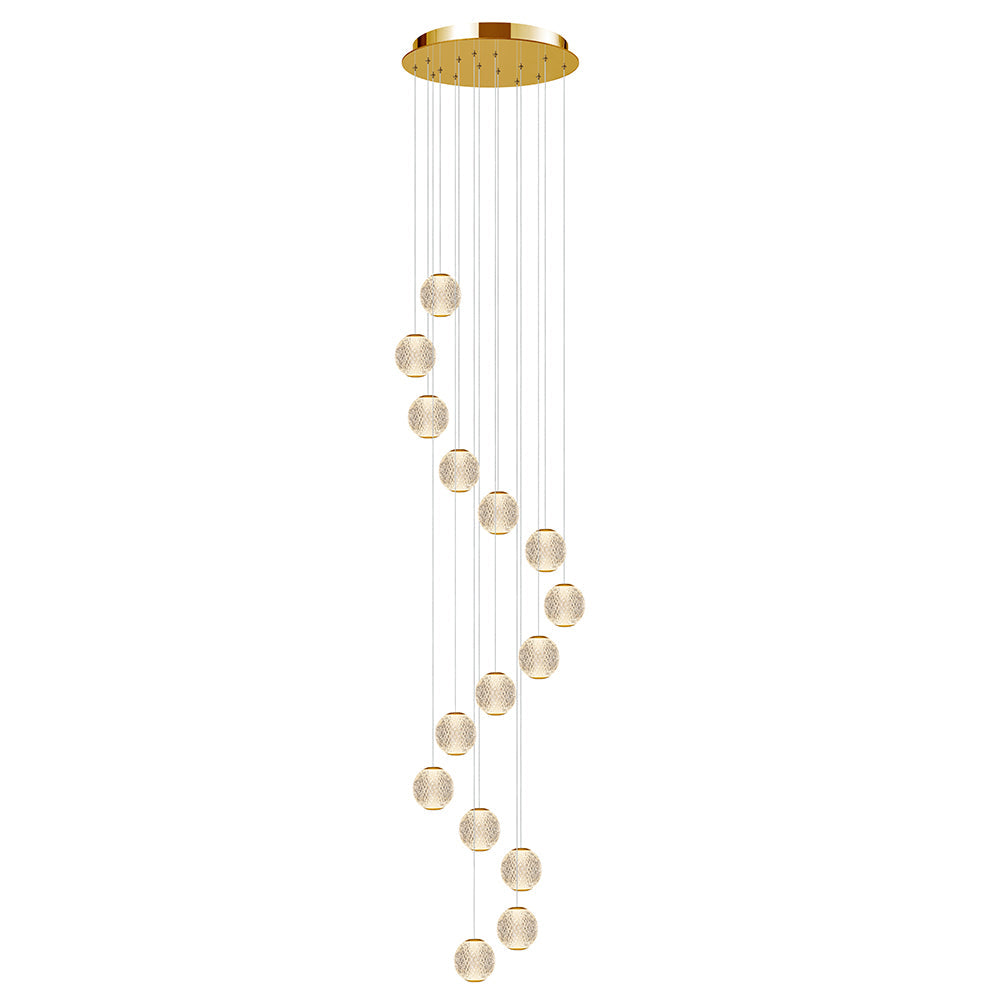 Vencha LANGDON LED Pendant Light - 1/3/4/8/15, Range IP20-Vencha-Ozlighting.com.au