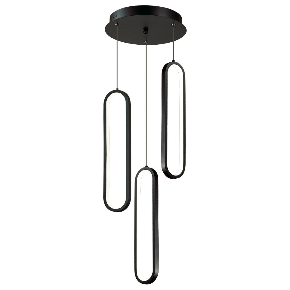 Vencha OVAL Pendant - 1/3 Light, IP20-Vencha-Ozlighting.com.au