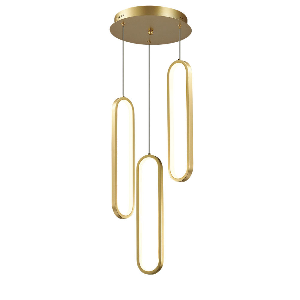 Vencha OVAL Pendant - 1/3 Light, IP20-Vencha-Ozlighting.com.au