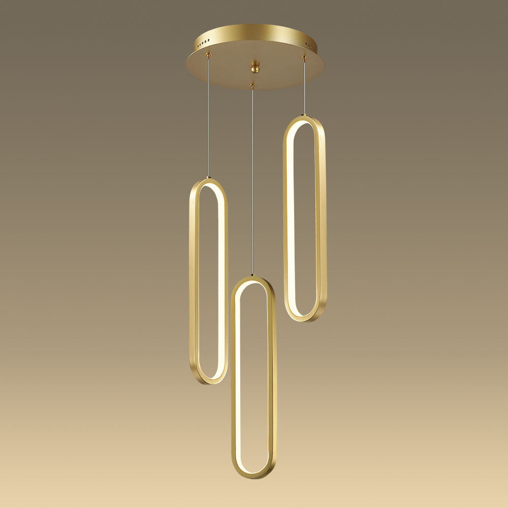 Vencha OVAL Pendant - 1/3 Light, IP20-Vencha-Ozlighting.com.au