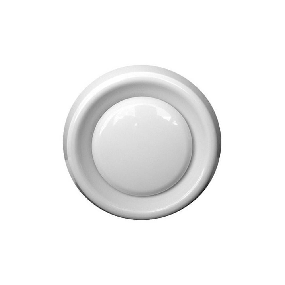 Ventair AIR-VENT-CEILING Vent - 100/125/150/200mm Adjustable White Round Interior-Ventair-Ozlighting.com.au