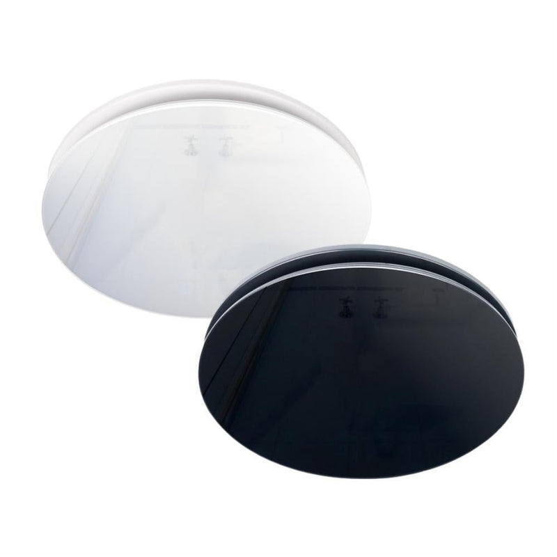 Ventair AIRBUS-150-GLASS - Round/Square Exhaust Fan - Black Or White Glass Panel Fascia-Ventair-Ozlighting.com.au