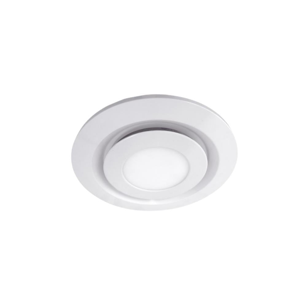Ventair AIRBUS-250-MODULAR-LED - Round/Square Modular Panel Fascia Only With 14W LED Light Accessory-Ventair-Ozlighting.com.au
