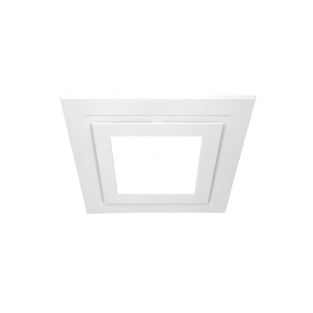 Ventair AIRBUS-250-MODULAR-LED - Round/Square Modular Panel Fascia Only With 14W LED Light Accessory-Ventair-Ozlighting.com.au