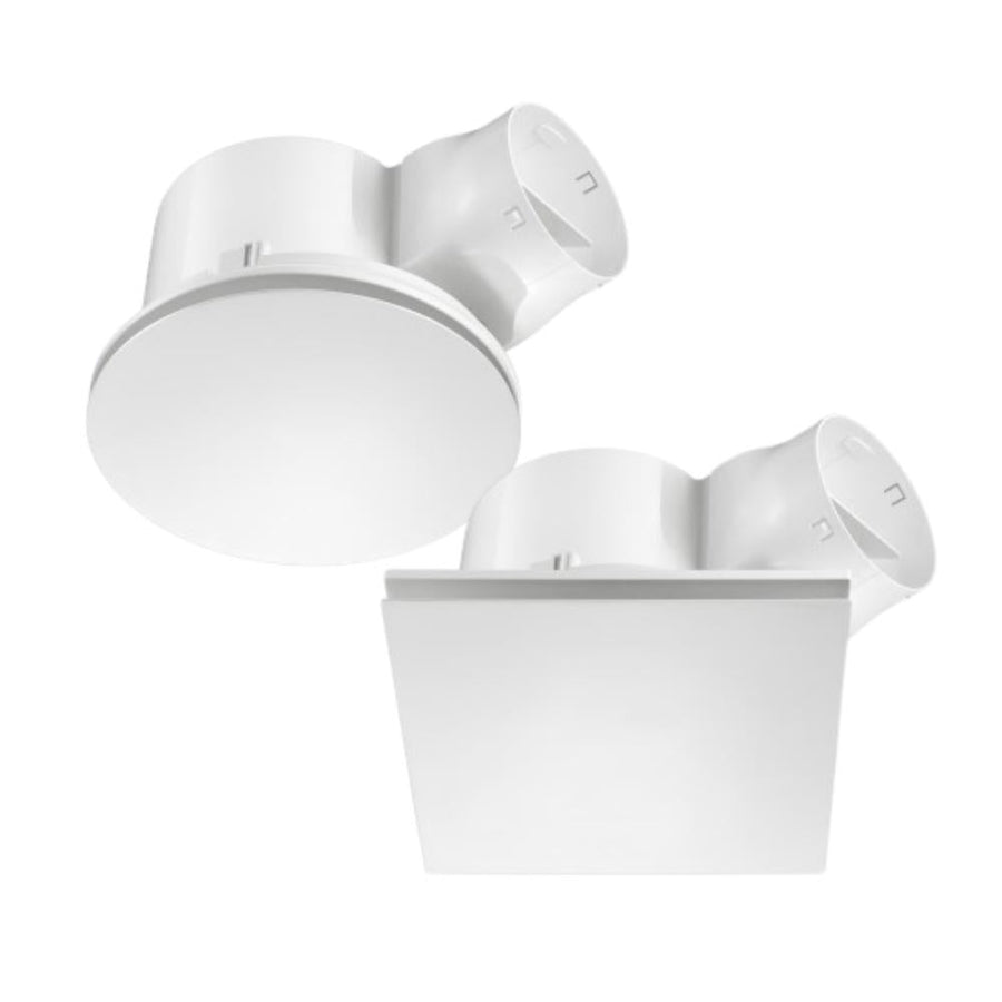Ventair AIRBUS-300 - Ultimate Air Extraction Low Profile - Square or Round - Exhaust Fan -Ventair-Ozlighting.com.au
