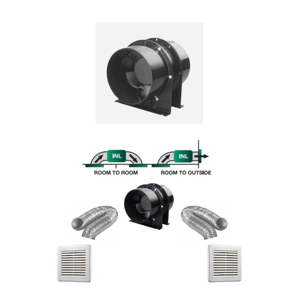 Ventair INLINE-150 Exhaust Fan - Axial Inline 150mm-Ventair-Ozlighting.com.au