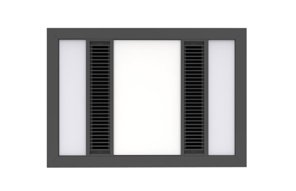 Ventair RIO - 3-in-1 Bathroom Heater LED Light and Exhaust Fan Unit-Ventair-Ozlighting.com.au