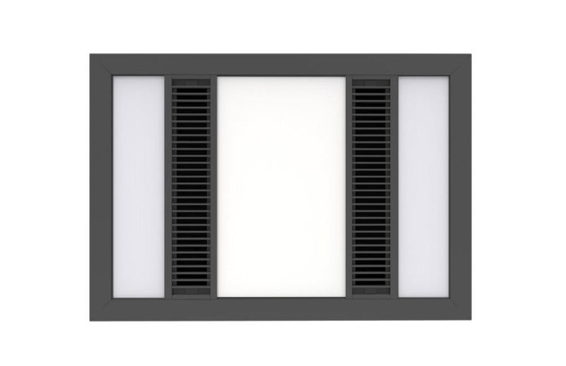 Ventair RIO - 3-in-1 Bathroom Heater LED Light and Exhaust Fan Unit-Ventair-Ozlighting.com.au