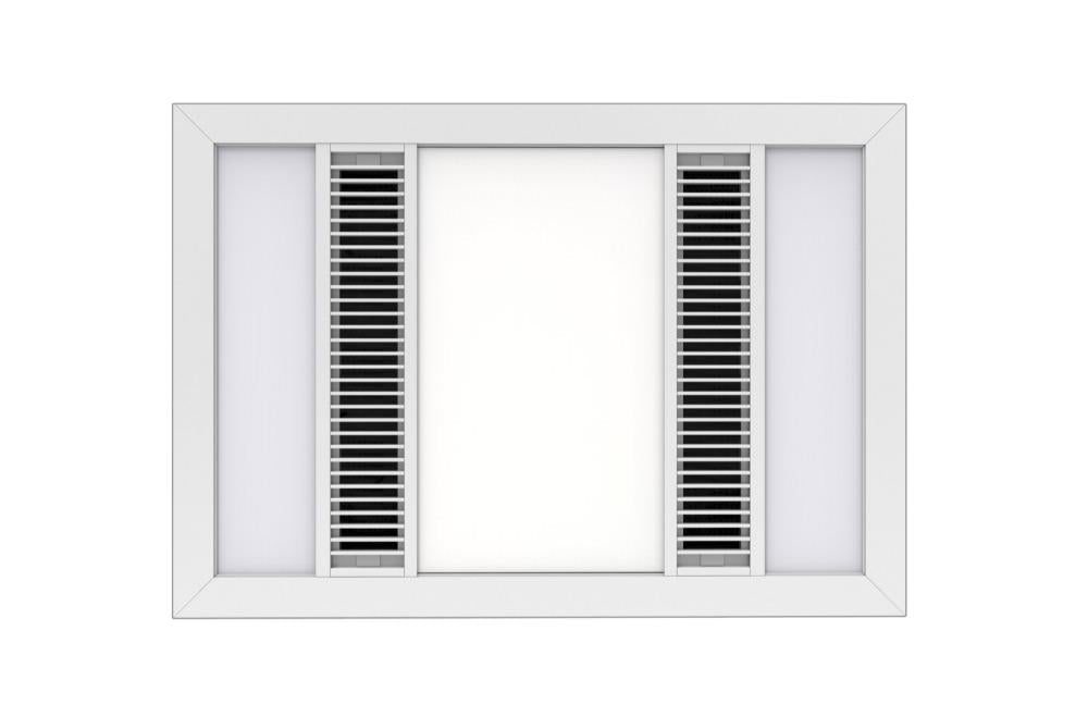 Ventair RIO Bathroom Heater - 3-in-1, LED Light and Exhaust Fan Unit-Ventair-Ozlighting.com.au