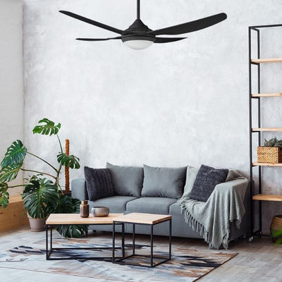 Ventair ROYALE-II - 4 Blade 1320mm 52" AC Ceiling Fan With 18W LED Light-Ventair-Ozlighting.com.au