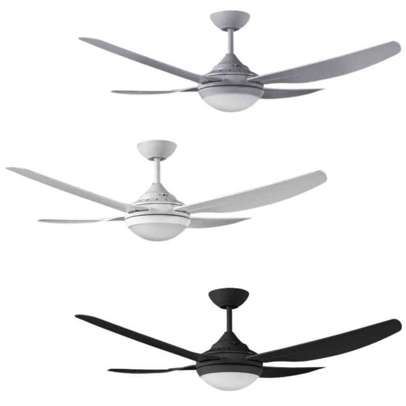 Ventair ROYALE-II - 4 Blade 1320mm 52" AC Ceiling Fan With 18W LED Light-Ventair-Ozlighting.com.au