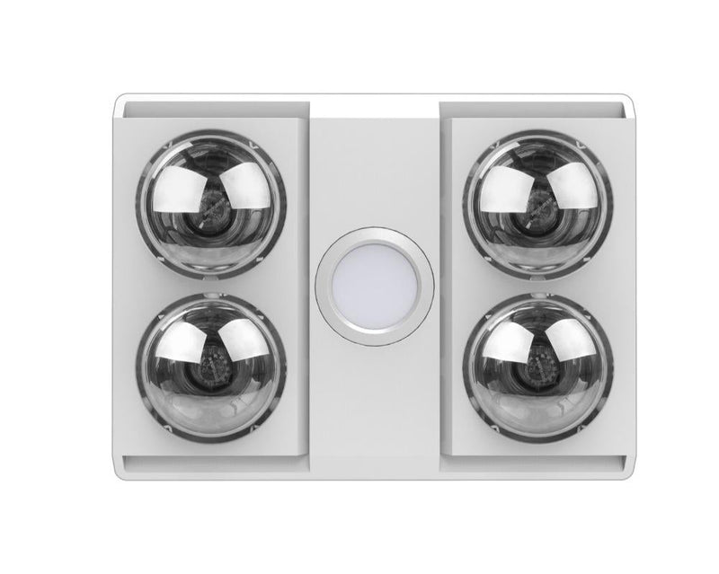 Ventair SIERRA-4 - 3-In-1 Bathroom Unit Heat Light & Exhaust-Ventair-Ozlighting.com.au