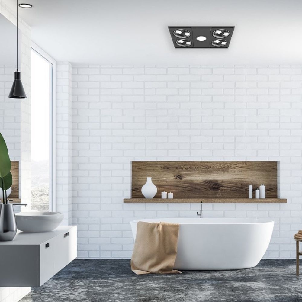 Ventair SIERRA-4 - 3-In-1 Bathroom Unit Heat Light u0026 – Ozlighting
