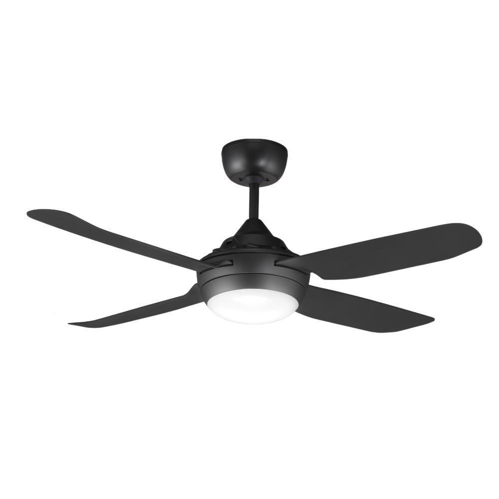 Ventair SPINIKA-48-LIGHT AC Ceiling Fan - 4 Blade 1220mm 48", 20W Colour Changeable LED Light-Ventair-Ozlighting.com.au