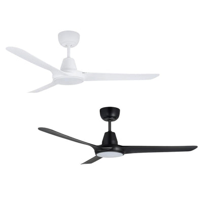 Ventair SPYDA-EC - 3 Blade 56" 1400mm EC Ceiling Fan with Switchable CCT LED Light-Ventair-Ozlighting.com.au