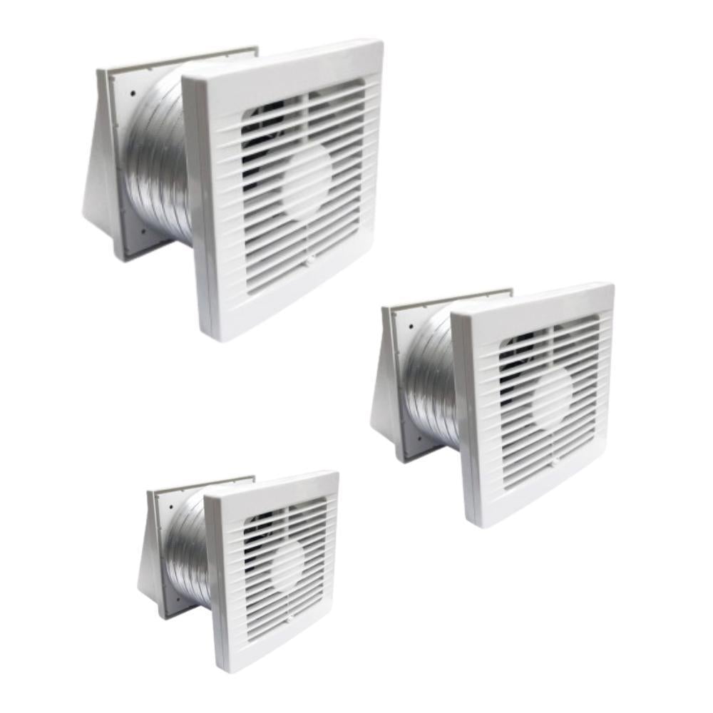 Ventair WALL-FAN-KIT Through-Wall Exhaust Fan Kit - 100/125/150mm-Ventair-Ozlighting.com.au