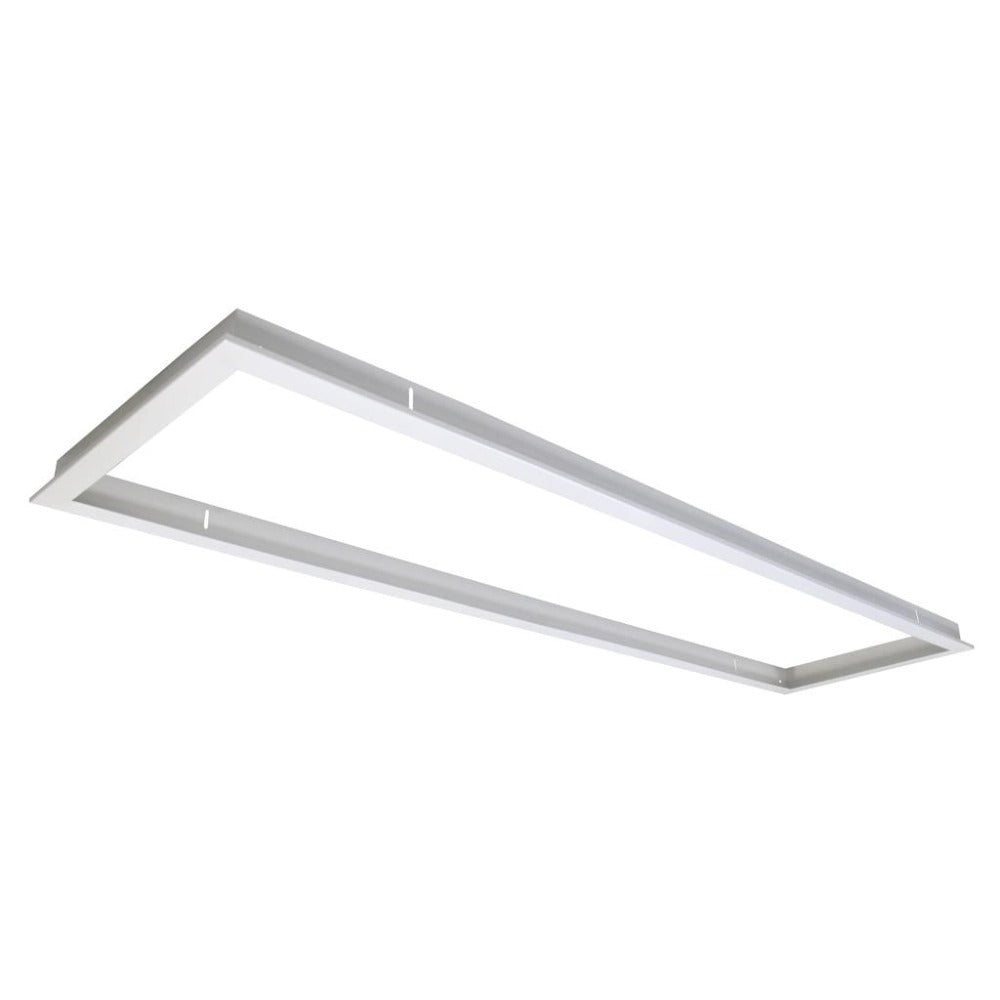 Vibe ECO-REC Panel Frame - 1200x300mm Recessed White-Vibe Lighting-Ozlighting.com.au