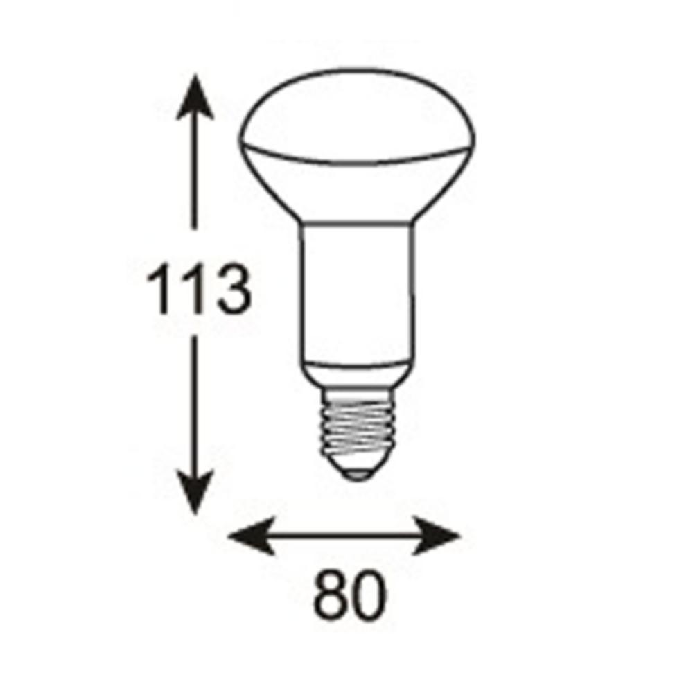 Vibe GLOBE-R80 - 10W LED R80 Reflector Globe - E27-Vibe Lighting-Ozlighting.com.au