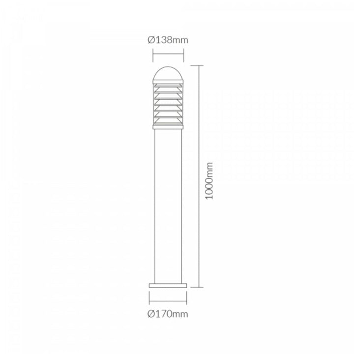 Vibe TIM - LED Bollard - IP65 -Vibe Lighting-Ozlighting.com.au
